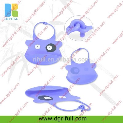 baby bib silicone manufacturer with lovely animal patterns