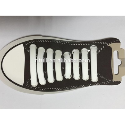 2017 silicone No tie lazy flexible shoelace for promotion