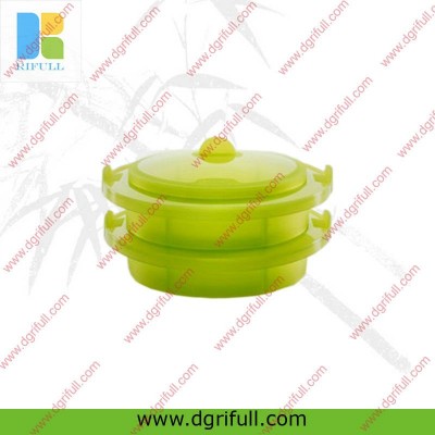 Multi-function silicone steamer bowl